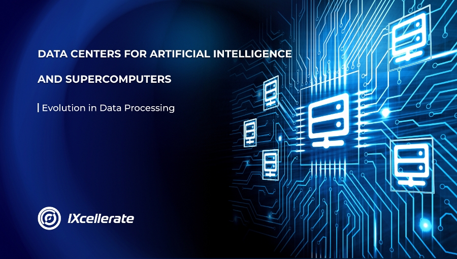 data centers for artificial intelligence and supercomputers evolution in data processing